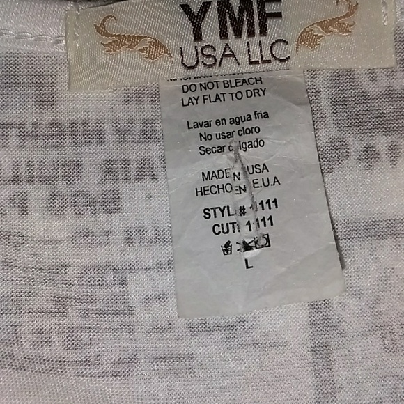 New YMF SLEEVELESS TOP L W/MULTI COLOR ST#1111 - Picture 6 of 8